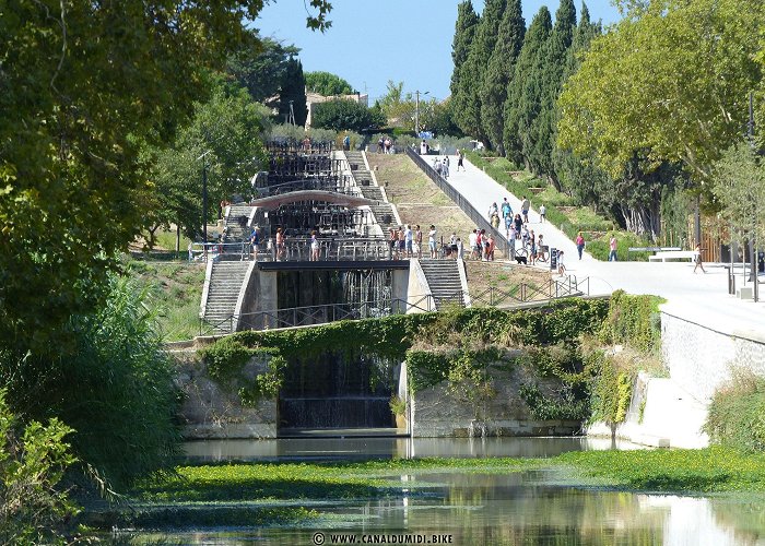 Fonserannes Lock Canal Du Midi Bike | Neuf Ecluses de Fonserannes 9 Lock Canal Du ... photo