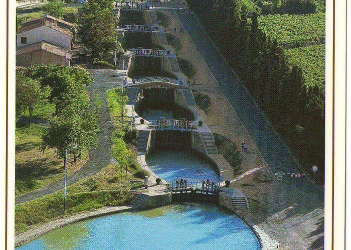 Fonserannes Lock The Fonseranes Lock. Béziers lies on the Canal du Midi spans the ... photo