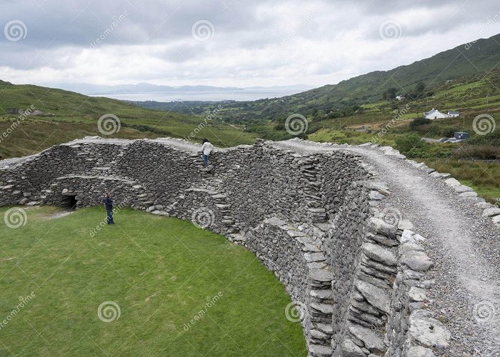 Staigue Stone Fort View Staigue Stone Fort Stock Photos - Free & Royalty-Free Stock ... photo