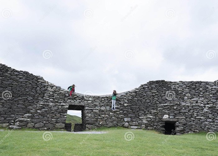 Staigue Stone Fort View Staigue Stone Fort Stock Photos - Free & Royalty-Free Stock ... photo