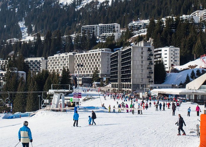 Grandes Platières Ski Lift Retro cool in the French Alps photo