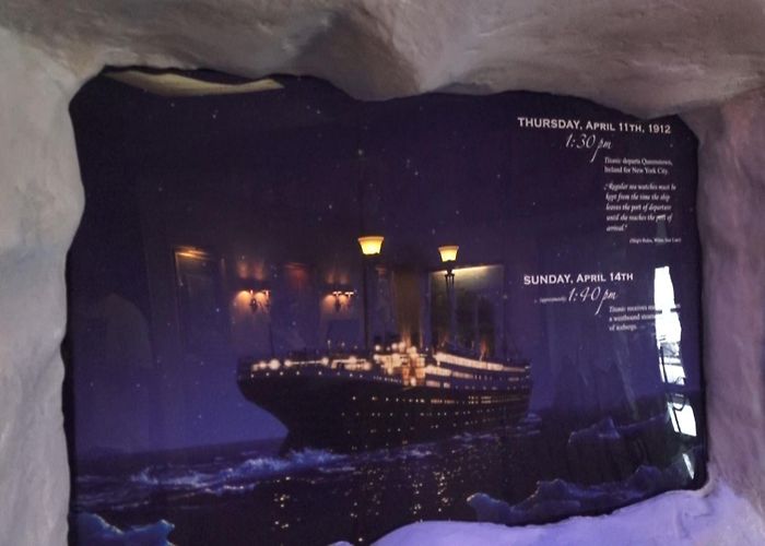 Titanic Museum Titanic Museum owner explains difference in iceberg wall in ... photo