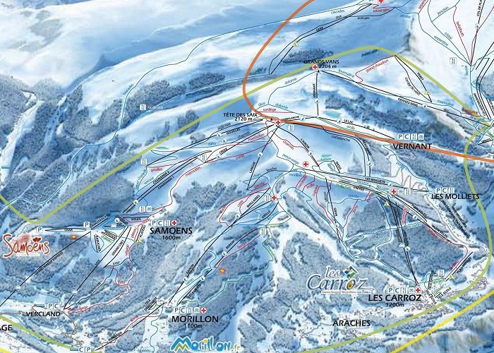 Morillon Ski Lift Morillon resort airport transfers | Alps2Alps photo