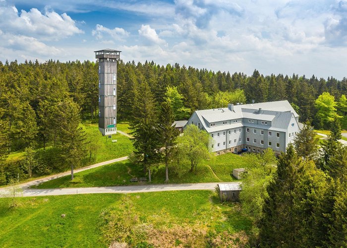 Grube Tannenberg Visitor's Mine Aussichtsturm "Otto Hermann Böhm" auf dem Aschberg • Lookout Tower ... photo