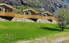 Lunde Camping Otel Aurland Exterior photo