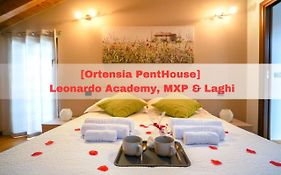 Ortensia Penthouse Leonardo Academy, Mxp & Laghi Daire Sesto Calende Exterior photo