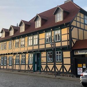 Pension Hansehof Otel Salzwedel Exterior photo