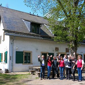 Altsaechsischer Gasthof Kleines Vorwerk Otel Sayda Exterior photo