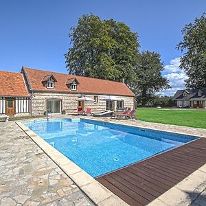 Clos Celeste - Campagne D Etretat Avec Piscine Et Spa Otel Écrainville Exterior photo