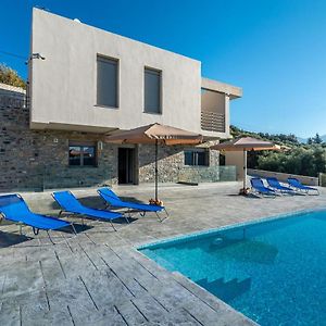 Modern Private Villa With Infinity Pool Kandiye Exterior photo