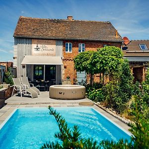 Alte Schmiede Mit Sauna, Pool Und Whirpool Im Aussenbereich Schoenstes Ferienhaus Der Lausitz Villa Elsterheide Exterior photo