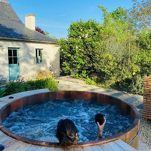 Gite Romarin Bain Nordique Jacuzzi L'Ecrin De Verdure Villa Ligré Exterior photo