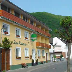 Gasthaus Zum Rebstock Otel Hirzenach Exterior photo