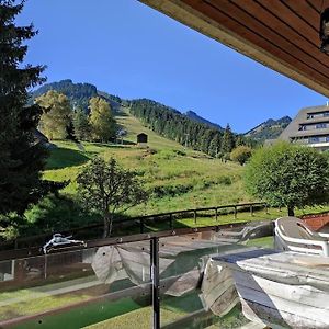 Petit Paradis Cocooning Avec Balcon A Torgon Daire Vionnaz Exterior photo