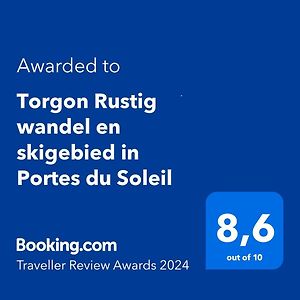 Torgon Rustig Wandel En Skigebied In Portes Du Soleil Daire Exterior photo