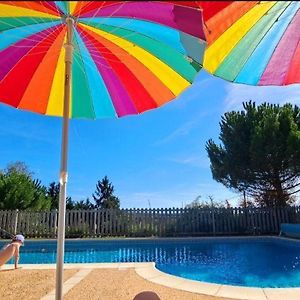 Maison Familiale Avec Piscine Privee, Jeux Pour Enfants, Salle De Sport Et Wifi En Dordogne - Fr-1-616-70 Villa Cherveix-Cubas Exterior photo