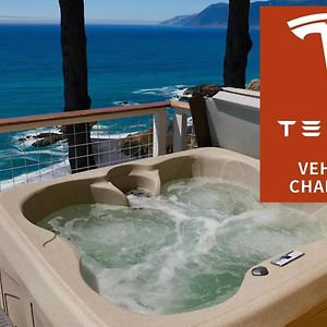 Gorgeous Oceanview, By Oceanviewhottubs Oceanfront! Shelter Cove, Ca Tesla Ev Station Daire Exterior photo