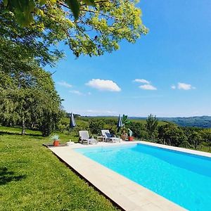 La Croix Des Landes Gite Ou Chambre D'Hote Avec Piscine A Chouvigny Villa Exterior photo