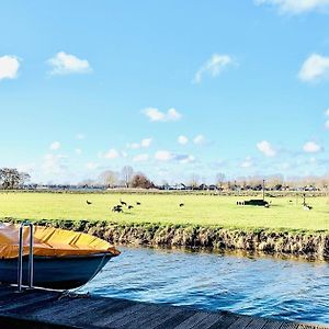 Ferienhaus Balu Mit Eigenem Steig Direkt Am Wasser Ijsselmeer Villa Wervershoof Exterior photo