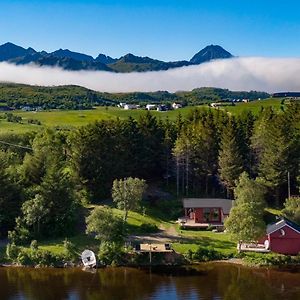 Waterfront Mountain View Cabin Lofoten Villa Liland  Exterior photo