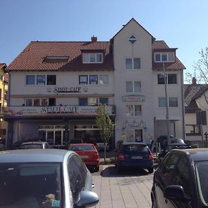 Stadtcafe Pension Otel Grünstadt Exterior photo