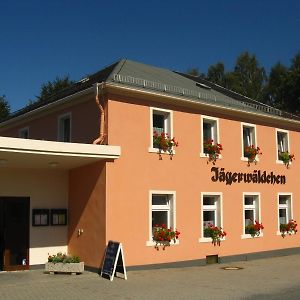 Gaststaette & Pension Jaegerwaeldchen Otel Bertsdorf Exterior photo