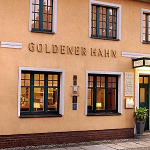 Gasthof Goldener Hahn Otel Finsterwalde Exterior photo